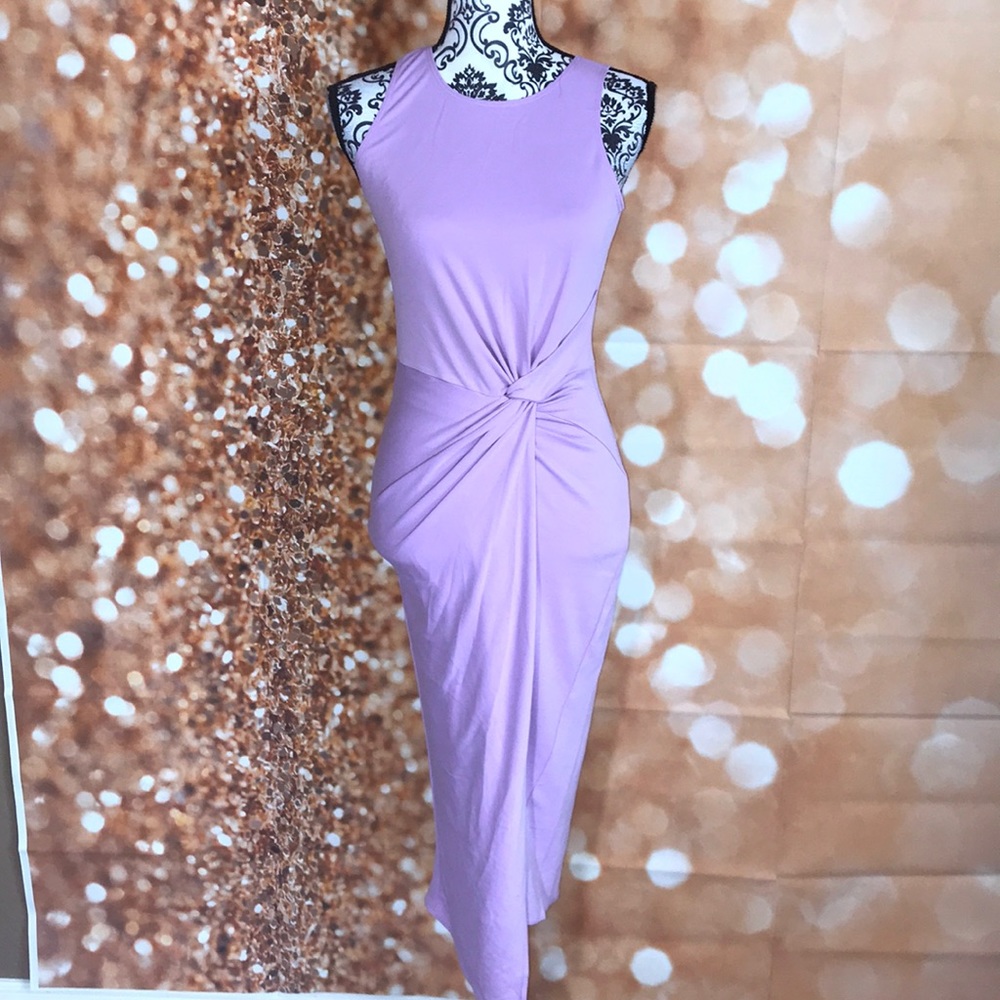 Love Ady front knot Asymmetrical midi